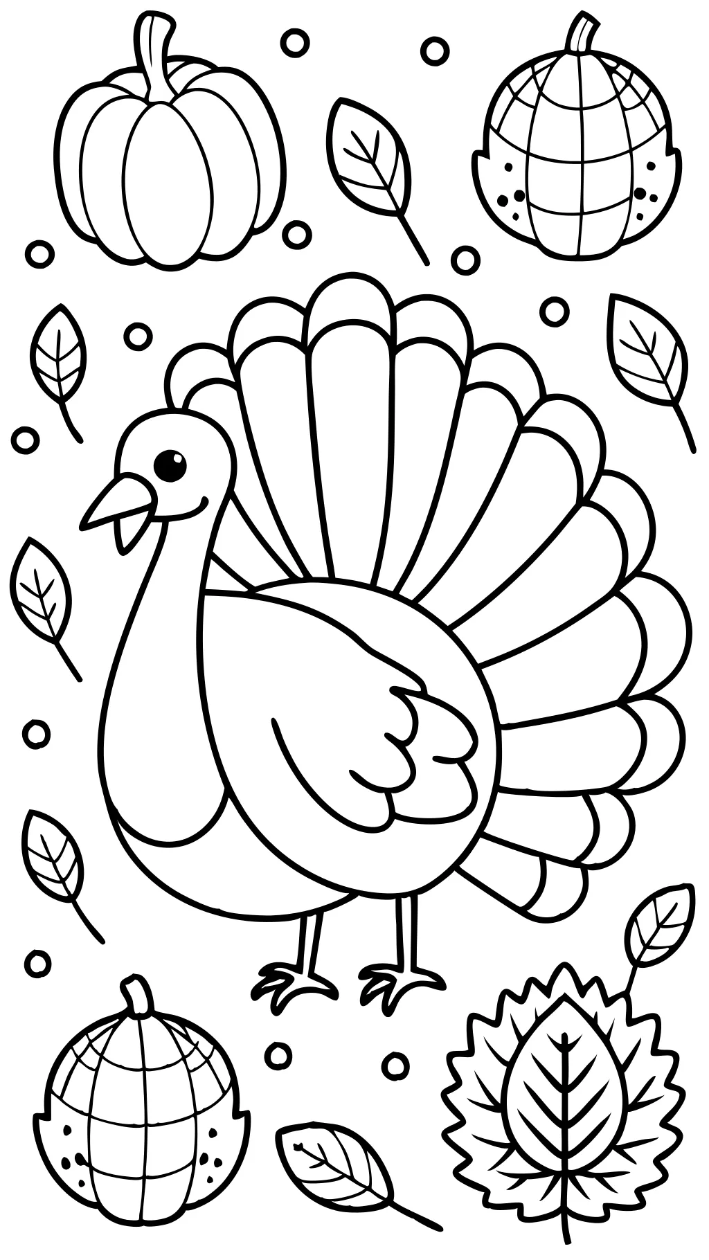 printable turkey coloring page